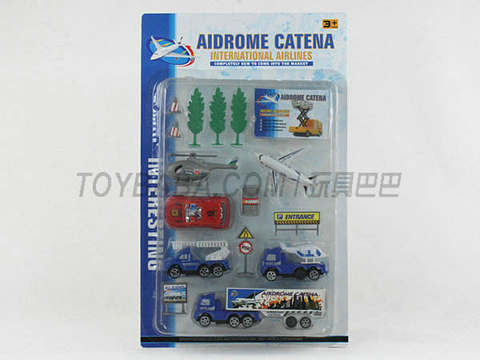 Pullback car combination Pullback airport kit