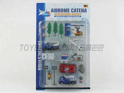 Pullback car combination Pullback airport kit