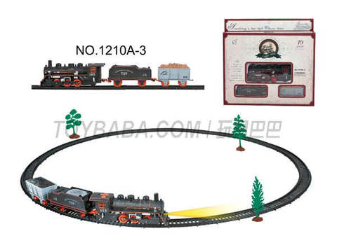 Electric Classical Rail Train (19PCS, with lights)