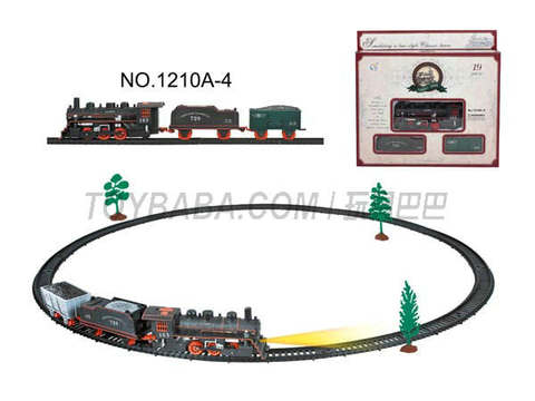 Electric Classical Rail Train (19PCS, with lights)