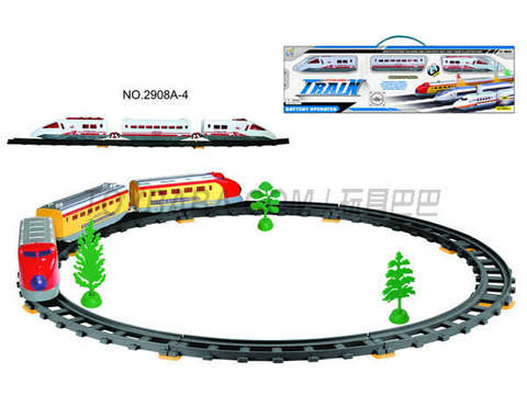 Electric rail train