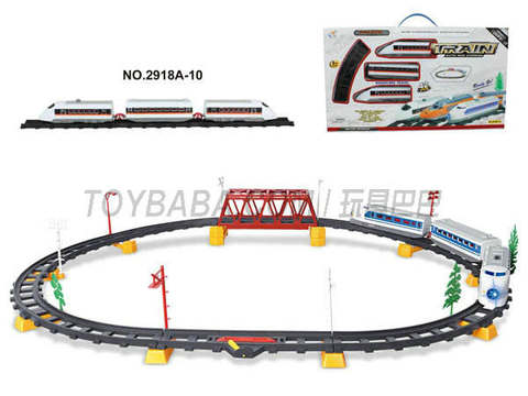 Electric track train with overpass (42PCS)