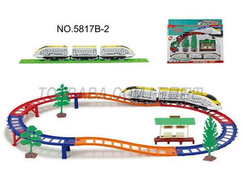 Electric three-dimensional track train (20PCS)