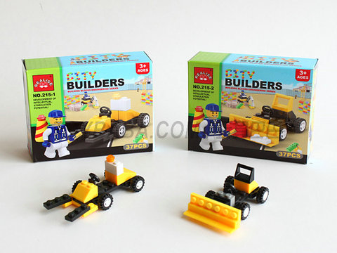 Children's DIY Educational Toys Building Blocks Engineering Toys Car Building Blocks Educational Intelligence Assembling Self-Assembly Toys