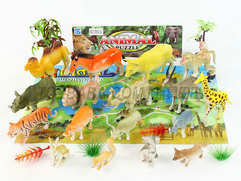 Animals + Map