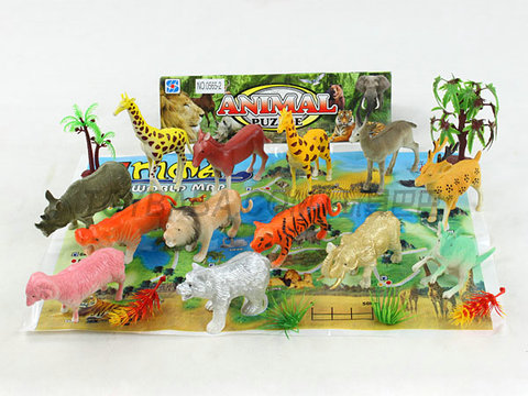 Animals + Map