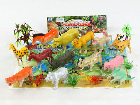 Animals + Map