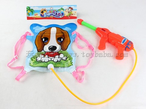 Backpack dual water gun