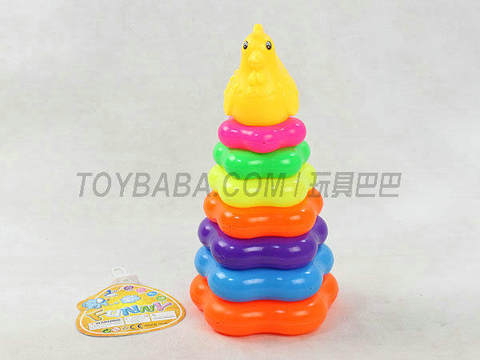 7-layer plum blossom casting ring (chicken)