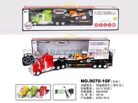 Remote control tractor tractor gliding farmer + bucket