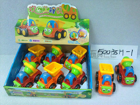 Cartoon inertia engineering vehicle