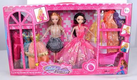 Doll with jewelry combination
