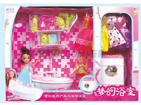 Bathroom Washing Machine Suite