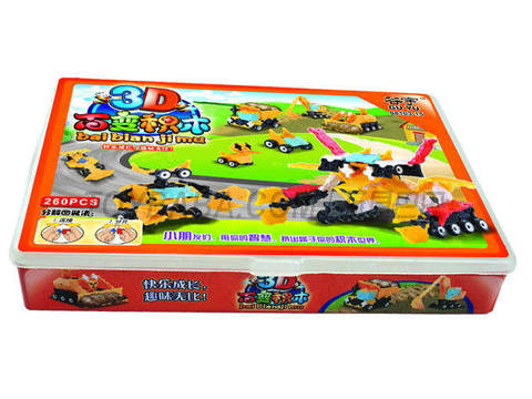3D changeable building blocks