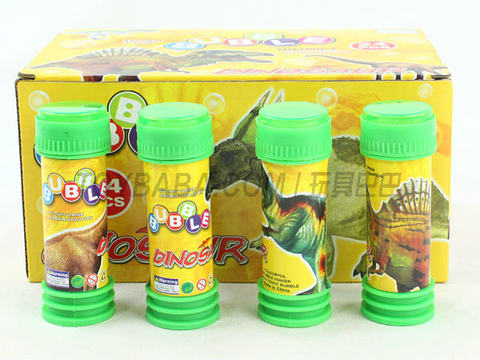 24 bottles of dinosaur bubble water