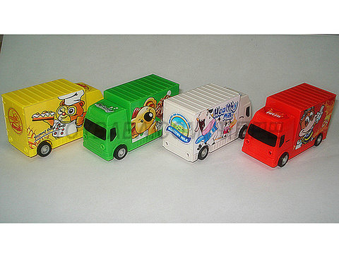 Environmentally friendly pull-back pickup truck