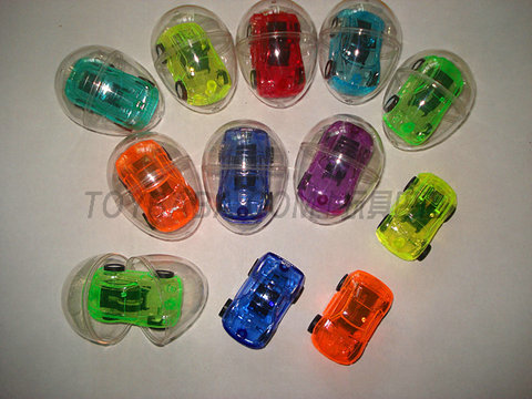 eggshell transparent pullback cart