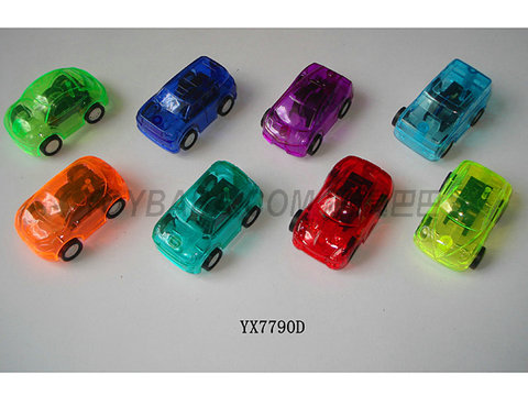 Transparent business pullback vehicle