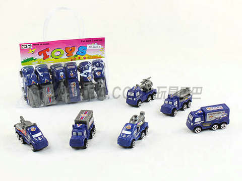 Pullback police car cover
