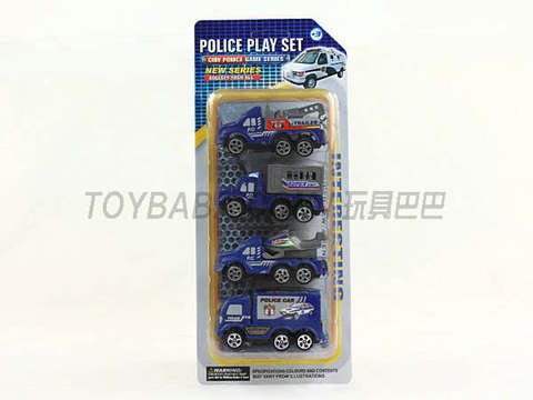 Pullback police car cover