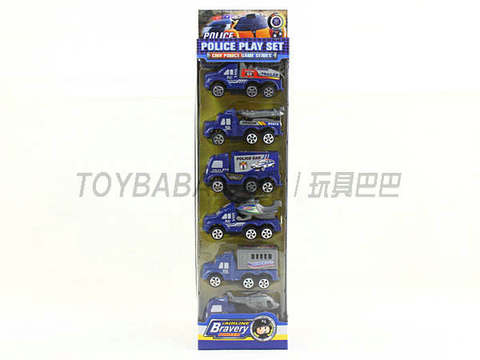 Pullback police car cover