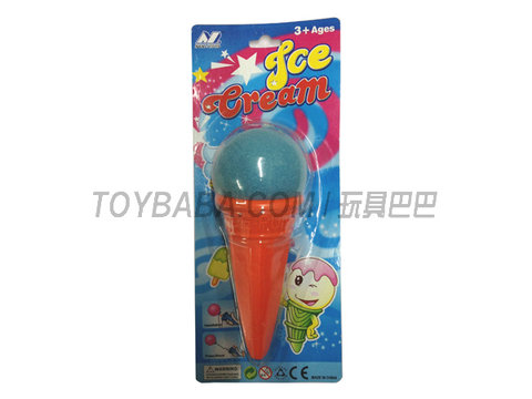 Ejection ice cream (suction plate)