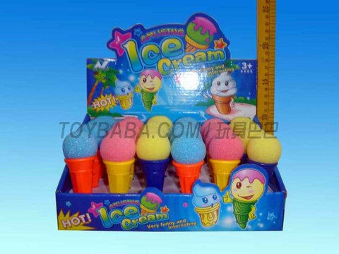 Mixing of two ice cream (color box)
