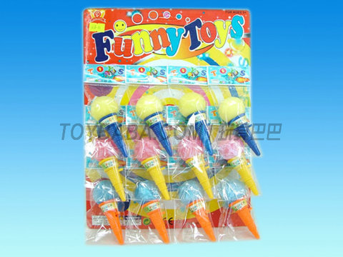 12 pieces of 9CM stiff ice cream (hanging board) without label