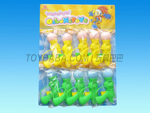 Hanging plate sponge gun
