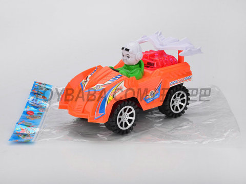 Land and air rocket vehicles with lights