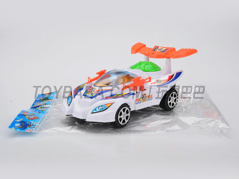 Pull-line bell police car