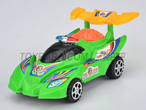 Pull-line bell police car