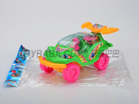 Pull-line cartoon light off-road vehicle