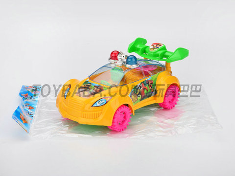 Pull-line light police car (bear infested)