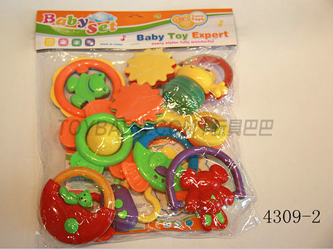 9 PVC bag rattles