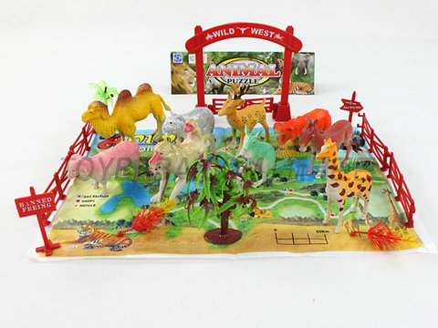Animals + Map