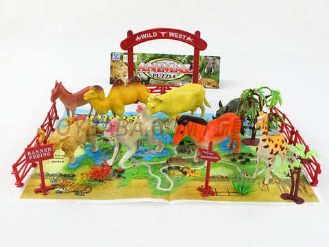 Animals + Map