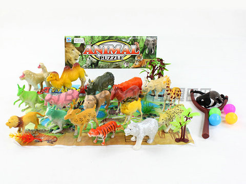 Animals + Map