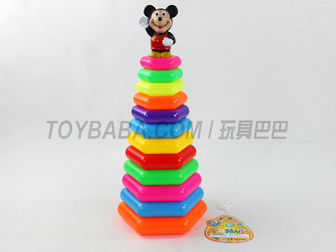 12-layer tower ring (Mickey Mouse)