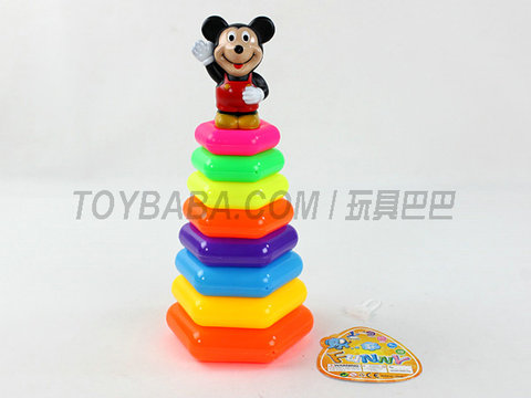 8-layer tower ring (Mickey Mouse)
