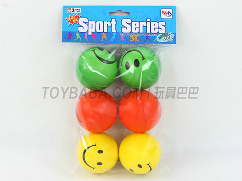 Smiley face PV ball