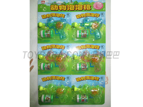 Transparent flash cartoon monkey bubble gun