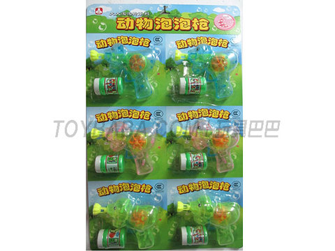Transparent flash cartoon monkey bubble gun