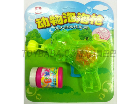 Transparent flash cartoon monkey bubble gun