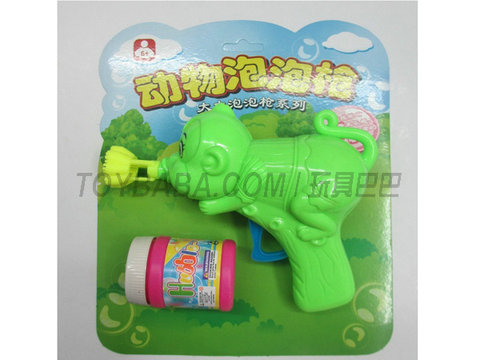 Solid color cartoon monkey bubble gun