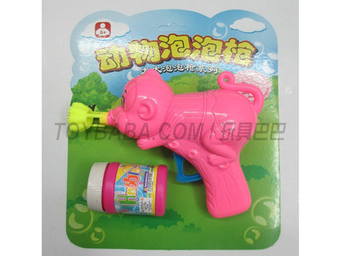 Solid color cartoon monkey bubble gun
