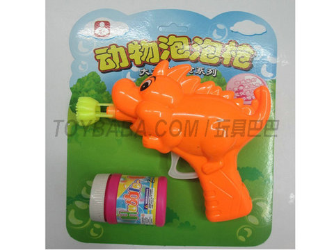 Solid color cartoon dinosaur bubble gun