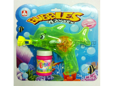 Transparent Dolphin Bubble Gun