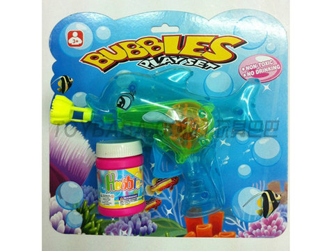 Transparent Dolphin Bubble Gun