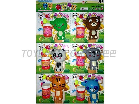 Cartoon Bubble Gun 6 pcs